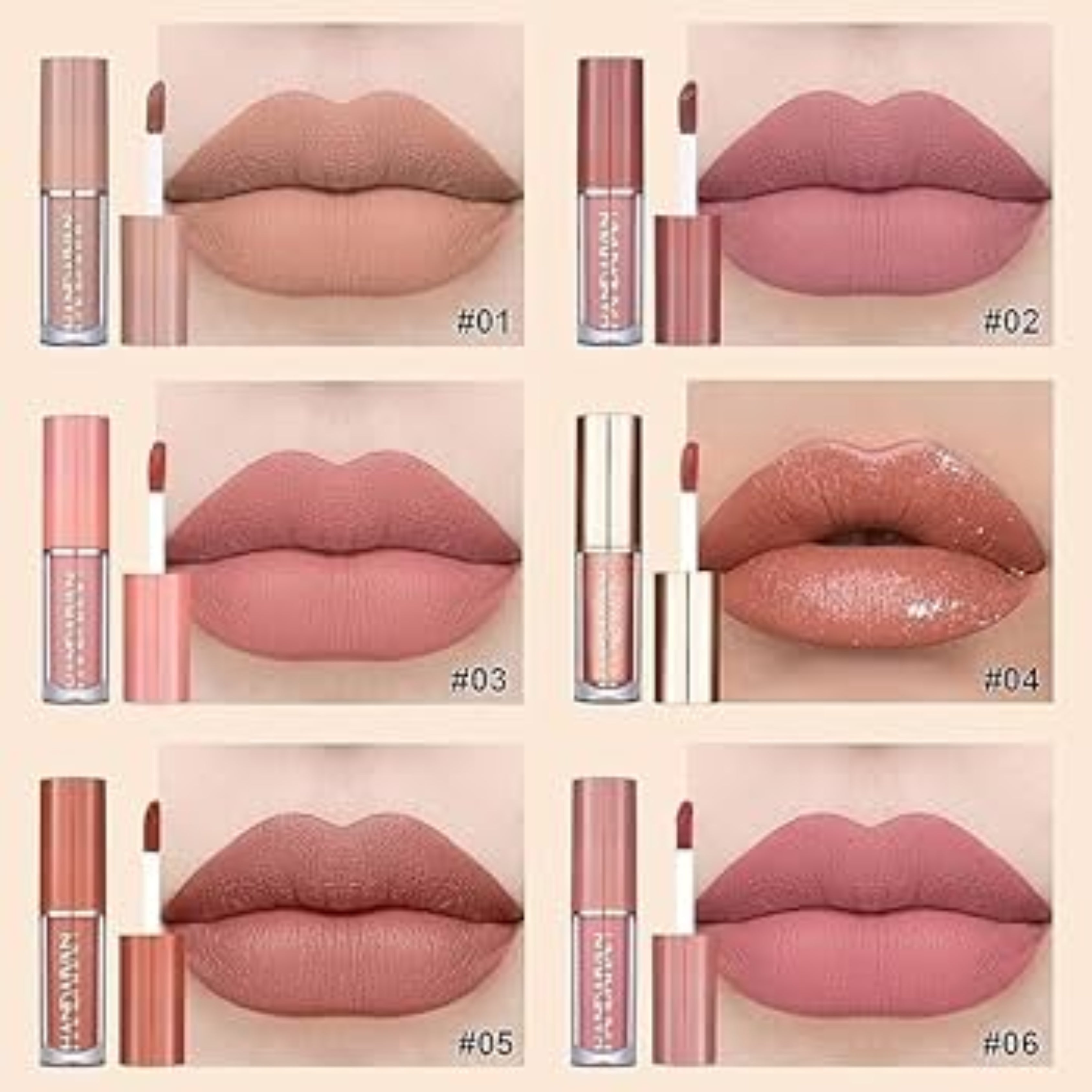 Mocallure 12pcs LipGloss - Long Lasting