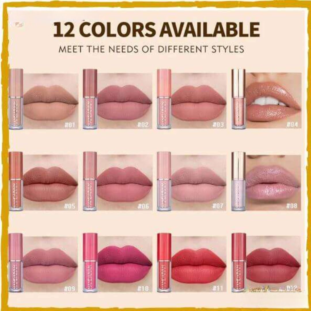 Lip Set Deal (12pcs Mocallure LipGloss Set, 12Pcs Flormar Lip Pencils and Free Teddy Color Changing LipGloss)