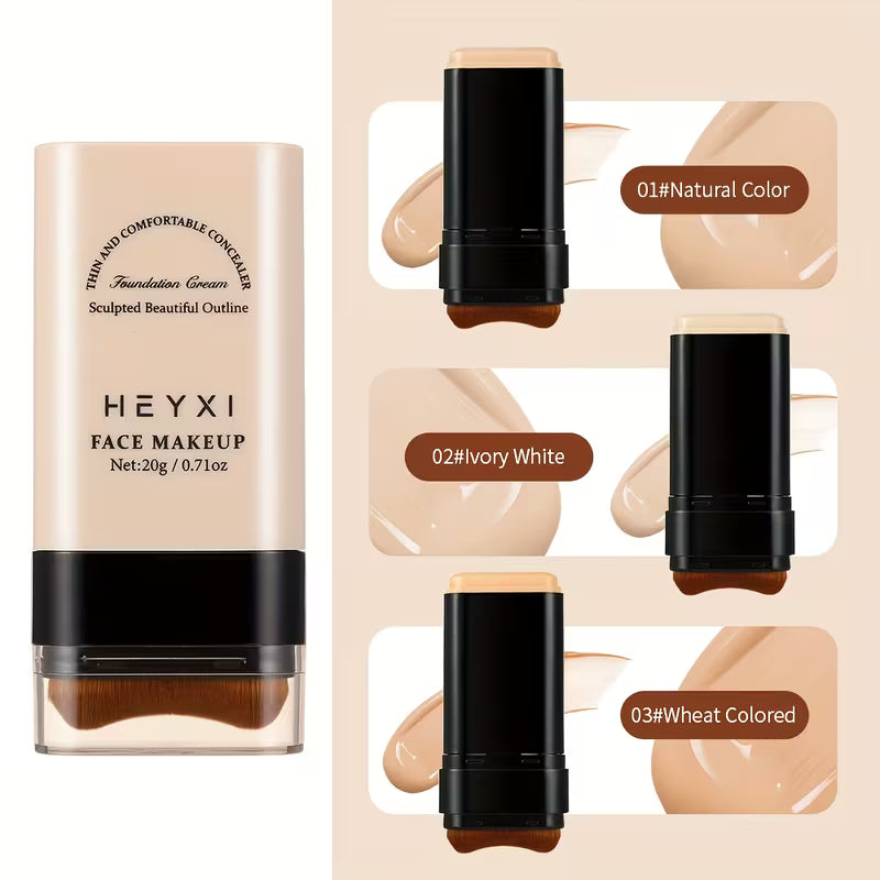 HEYXI 2-in-1 Concealer & Foundation Stick | Waterproof Full Coverage